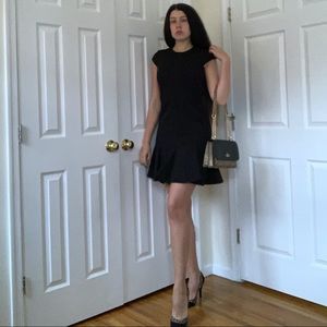NWT AKRIS Punto Black Cocktail dress size 2